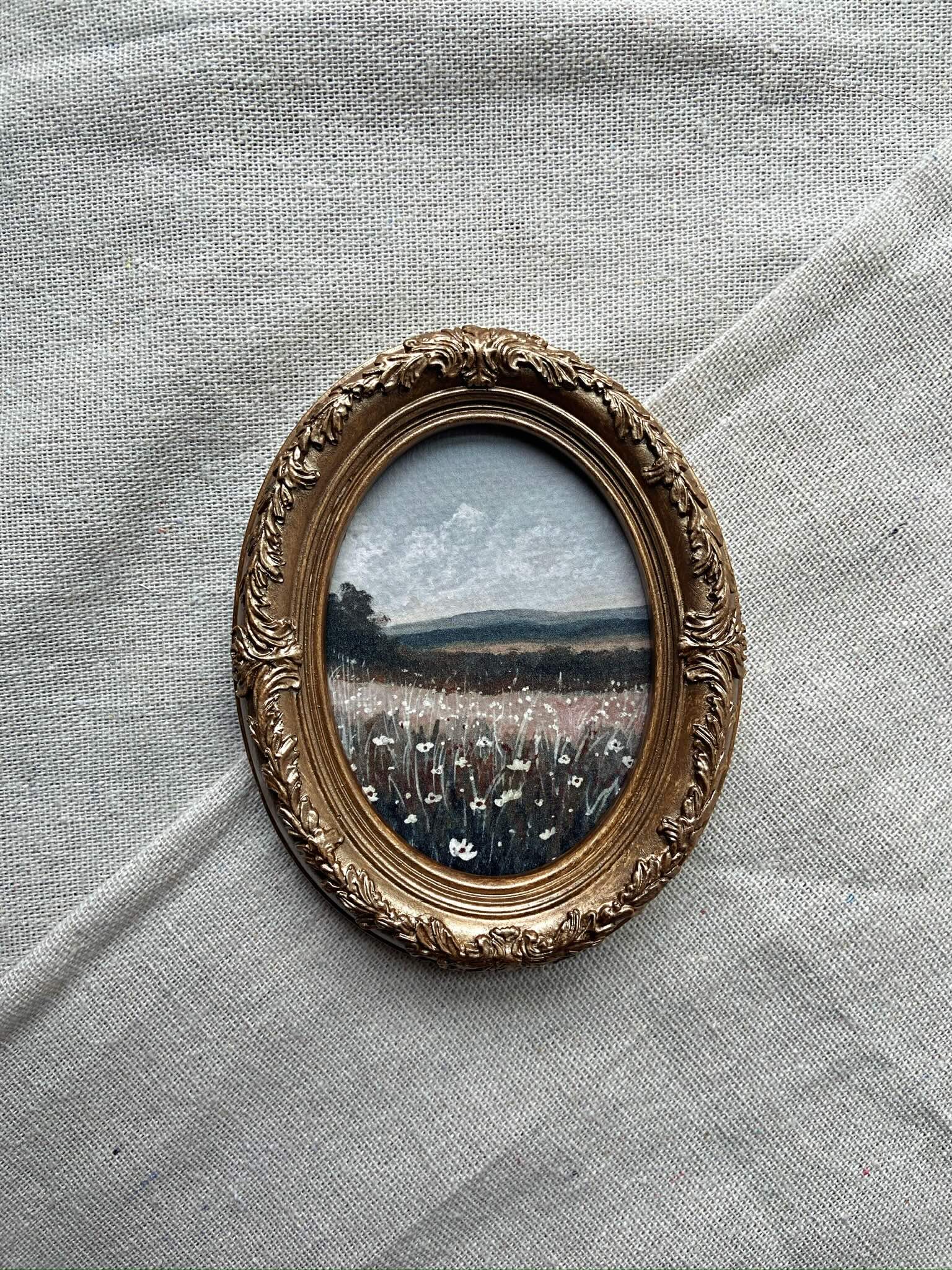 Framed Art Print (Meadow) 2.5 x 3.5