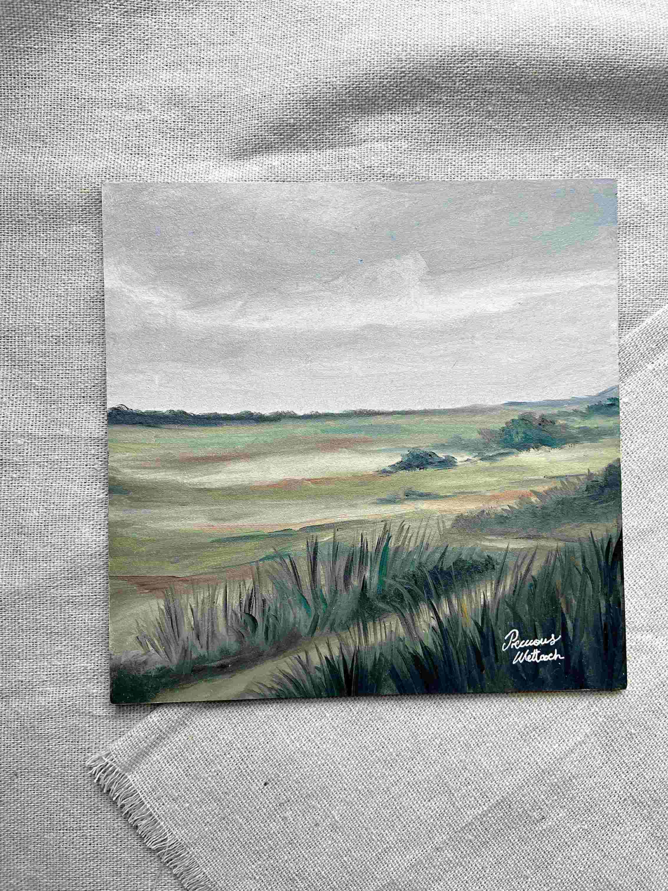 Original Moody Landscape Oil Painting